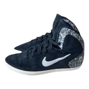 NIKE HYPERCLAVE LITE Liberty X 528900-010 Sneakers Size 9.5 Women Black & Sail